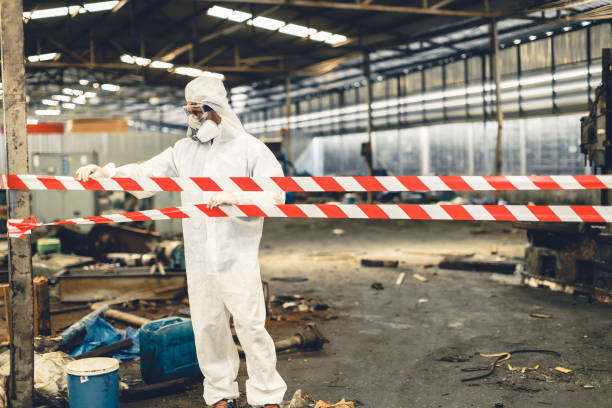 Professional Odor Removal technician working in McDade, TX